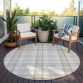 thumbnail image 6 of Addison Rugs Chantille Indoor/Outdoor Transitional Geometric, Abstract Linen Washable Round Rug, 8' x 8', 6 of 6