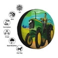 thumbnail image 4 of Yiaed farmer working with tractor at field Print Tire Wheel Cover, tire covers for trailers,rv wheel covers,rv tire covers, camper tire covers,tire covers for cars-16 inch, 4 of 6