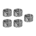 thumbnail image 4 of 5 uds. Dedal de costura, dedal de costura, Protector de s, aleación, duradero, resistente, dedal para punta de , dedal para mano, para Macarena dedal de costura, 4 of 8