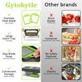 thumbnail image 3 of B BARTANS 16-in-1 Food Dicer, Slicer, Shredder, Chopper for Vegetables with Stainless Steel Blades, 3 of 9