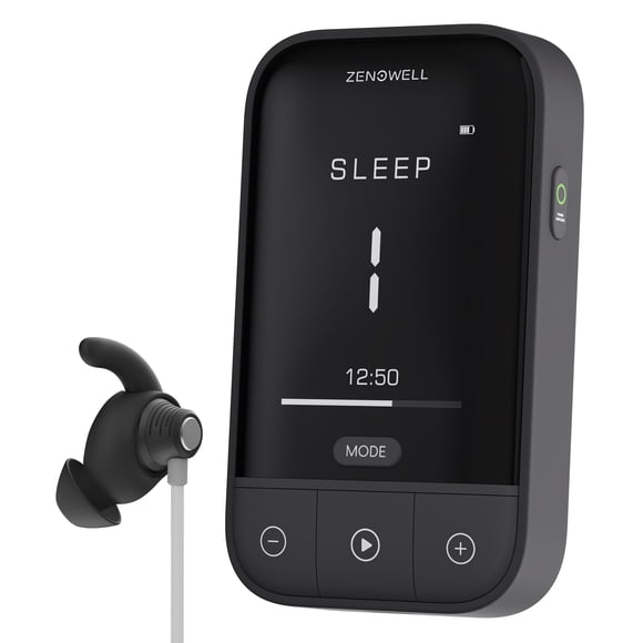 ZenoWell Vita Vagus Nerve Stimulator, Better Sleep, Stress Relief, Relax, 3 Modes, Black