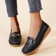 thumbnail image 3 of Xucatan Women's Casual Ballet Flats, Breathable Slip-On Round Toe Shoes for Women, Comfortable Solid Color Everyday Flat Shoes Gift, 3 of 8