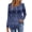 Gradient Navy, variant on Fantaslook Womens Tops Dressy Casual Button Pleated Blouses Long Sleeve Shirts Fall Fashion Tunic Tops