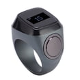 thumbnail image 1 of Smart  Ring Step Counter  5.1 0.49Inch Screen Smart Finger Ring with Charging Case Support APP Graphite Color, 1 of 7
