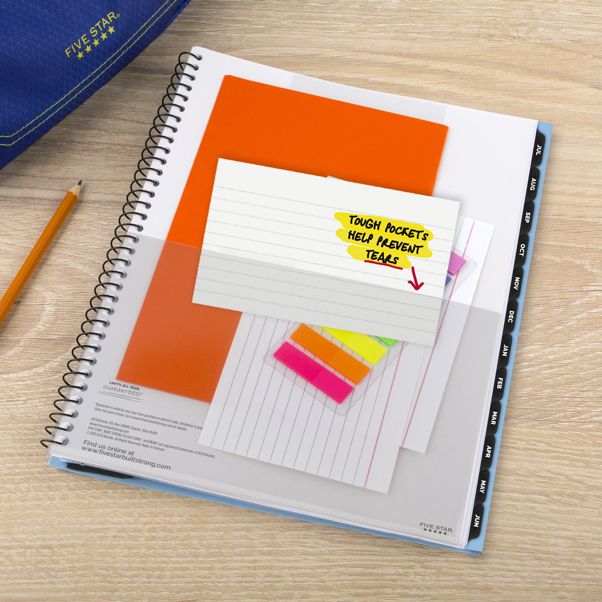 Five Star Advance Academic 2026-2027 Weekly Monthly Student Planner Plus Study