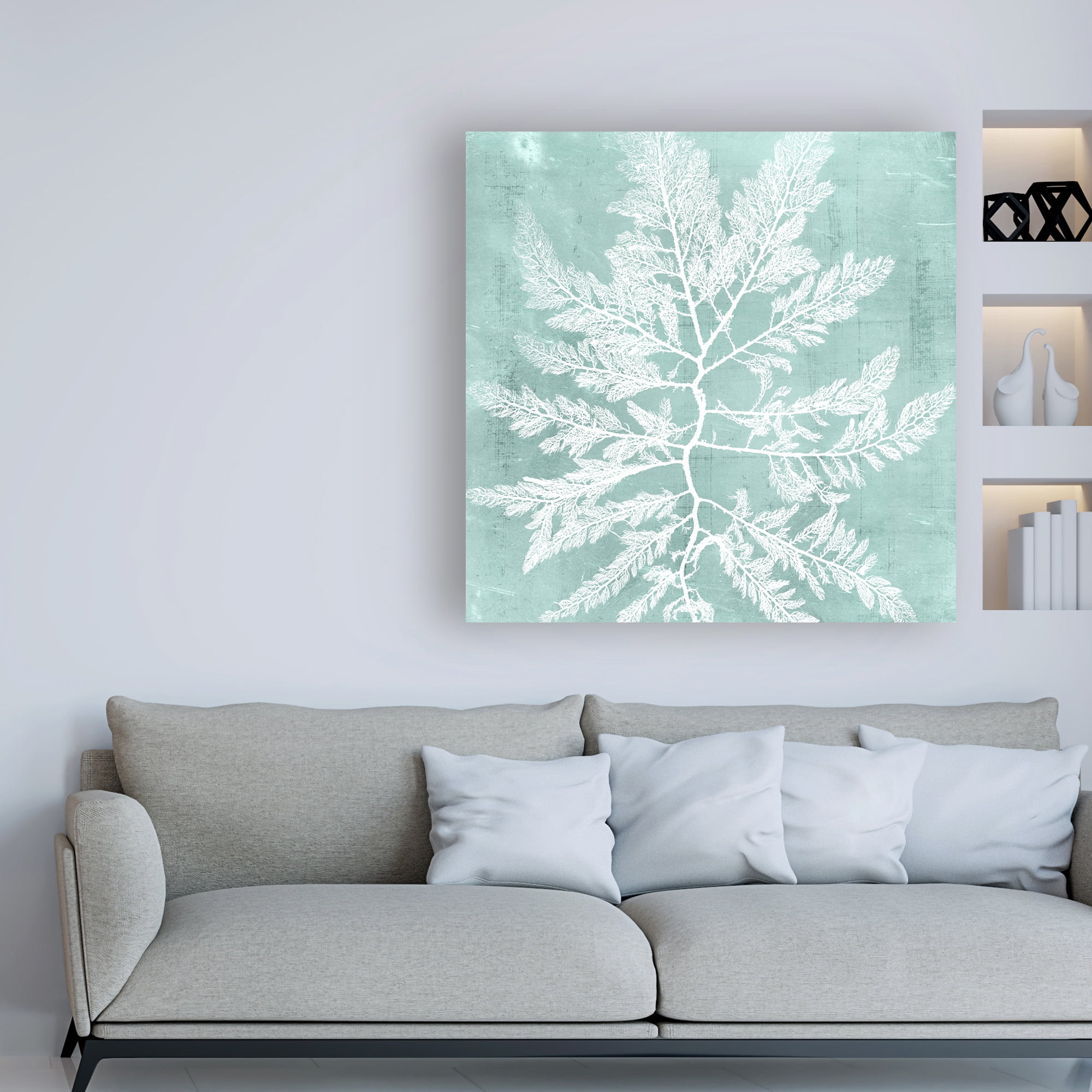 Trademark Fine Art 'Seaweed on Aqua I' Canvas Art by Vision Studio