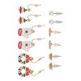 thumbnail image 3 of Christmas Tree Earrings, Christmas Earrings Set Fashionable Portable Beautiful 6 Pair  For Party, 3 of 9