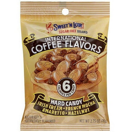 Sweet'n Low International Coffee Sugar Free Hard Candy, 2.75 oz (Pack of 8)