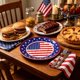thumbnail image 5 of Disposable Paper Plates 25pcs Independence Day Party Decoration Disposable Paper Plates Festival Theme Tableware Celebration, 5 of 6
