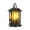 Black, variant on Matoen Solar Lantern Outdoor Garden Hanging Lantern Waterproof LED Flickering Flameless Candle Mission Lights for Table,Outdoor，Mothers Day Gifts Mom Wife