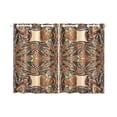 thumbnail image 2 of CADecor Mandala Window Treatment Panel Curtains Window Curtain Kitchen Curtain,Two Piece 26x39 Inches, 2 of 4