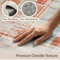 thumbnail image 6 of ODIKA Bathroom Distressed Abstract Mosaic Vintage Patchwork Top Stairs Non-Slip Chair-Friendly for Dining Room, Basement, Large Office, 6 of 7