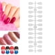 thumbnail image 3 of 240 piezas de puntas de uñas postizas redondas, tarjeta de color, esmalte de gel, paleta de práctica, herramienta de manicura 02#, 3 of 10
