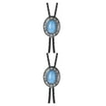 thumbnail image 3 of Bolo Tie Qarigey Hecho a Mano Piedra de Ojo de Tigre CBP189837, 3 of 5