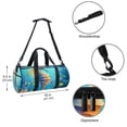 thumbnail image 5 of Hippocampus Dance Bag Shoe Bag Gym Bag Yoga Bag, Sports Bag, Size 17.7 inches, Interior Zipper Pocket, Large Capacity, 5 of 6