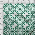 thumbnail image 3 of oneOone Rayon Green Fabric Asian Mosaic Sewing Material Print Fabric By The Yard 56 Inch Wide, 3 of 5