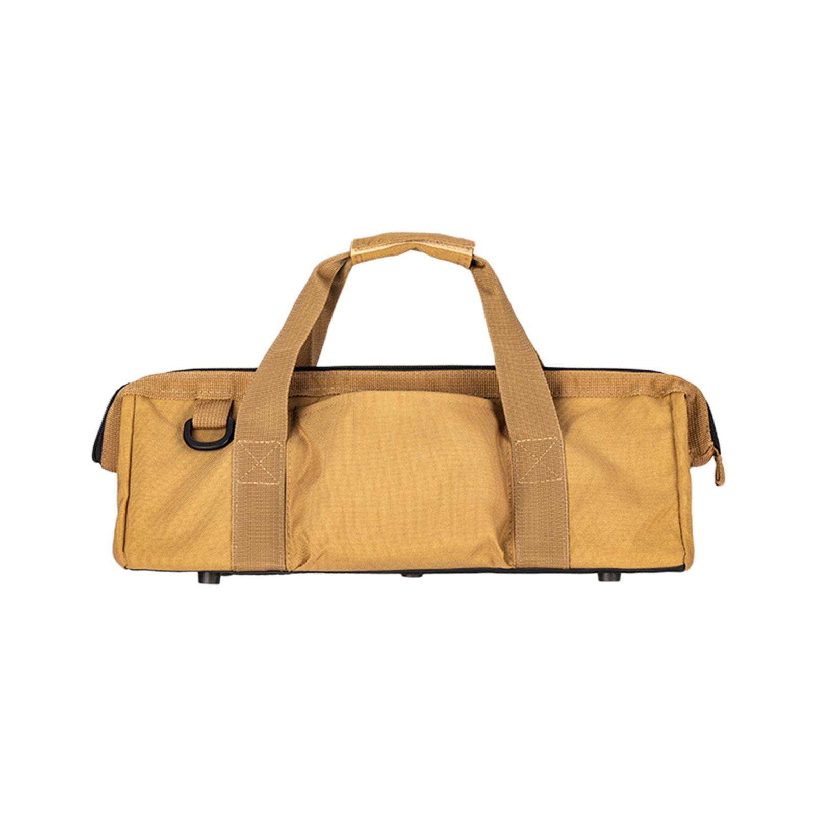 Colaxi Camping Tool Storage Bag Multipurpose Tent Accessories Organizer Lightweight Tools Pouch Tool Handbag for Woodworker Plumber C