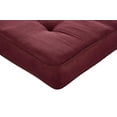 DHP 8 Inch Independently Encased Coil Futon Mattress, Red Microfiber