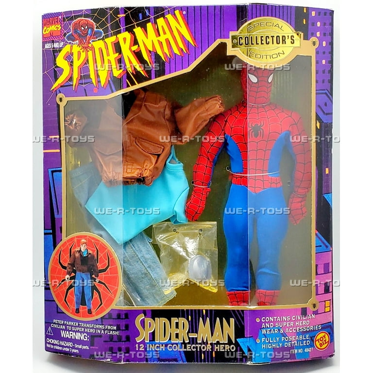 Spider-Man Animated Series Spider-Man 12 Inch Hero Figure 1995 Toy