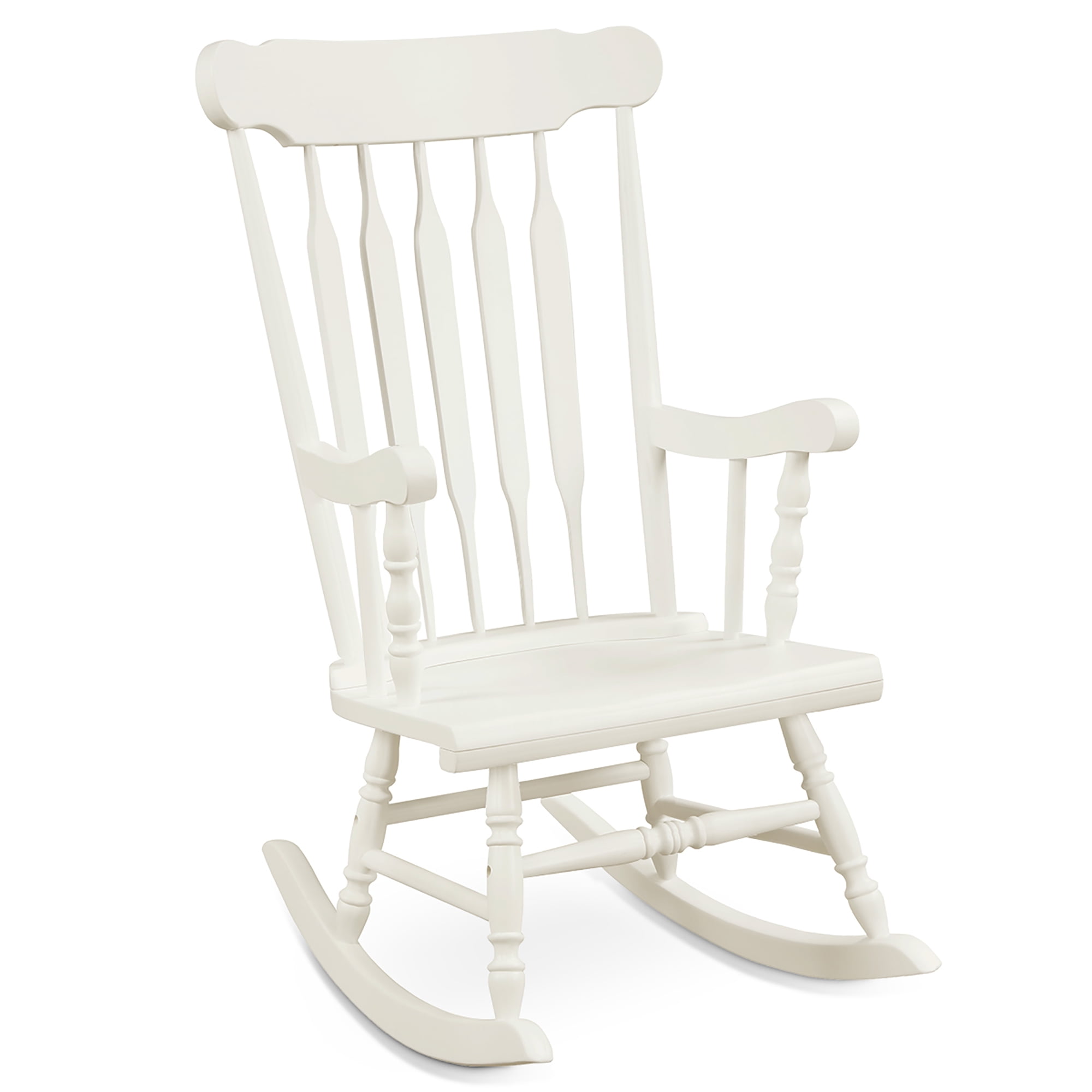 Soleil Jardin Patio Resin Wicker Rocking Chair with Cushions, Outdoor  Furniture Club Rocker Chair, Gray Wicker  Navy Cushions - Walmart.com