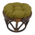 thumbnail image 1 of Blazing Needles Coussin Rond en Polyester Filé, 18 Pouces, Avocat, 1 of 1
