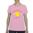 thumbnail image 1 of Normal is Boring - Women's T-Shirt Short Sleeve, up to Women Size 3XL - Softball Girl, 1 of 5