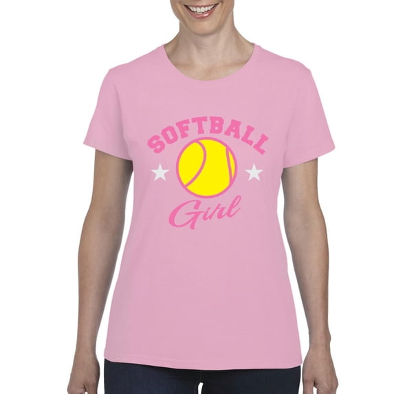 Normal is Boring - Women's T-Shirt Short Sleeve, up to Women Size 3XL - Softball Girl