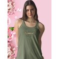 thumbnail image 2 of Minimalistic Moms Day Racerback Tank Women -Image by Shutterstock, Female Large, 2 of 4