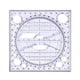 thumbnail image 1 of Plantilla de herramientas geométricas, regla de dibujo, regla de medición para oficina, escuela, adultos Negro, 1 of 7