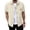 #Khaki, variant on DPTALR Men's Textured Waffle Short Sleeve Button Down Shirt,Casual Pocket Utility Shirt,White,Big Men's,Tall Men's S,Young Men's Shirts