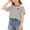 Red, variant on BOVXNPU Girls Short Sleeve T-Shirts Striped Embroidered Short Sleeve T Shirt Girls Breathable Summer Tops