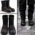 thumbnail image 4 of Miniature 1/6 Scale Combat Boots Shoes Model for 12'' figure boots Soldier Action Figure Black, 4 of 9