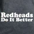 thumbnail image 3 of CafePress - Redheads Do It Better Women's Dark T Shirt - Women's Traditional Fit Dark T-Shirt, 3 of 4