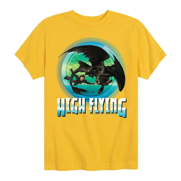 How to Train Your Dragon - High Flying - Toddler & Youth Short Sleeve Graphic T-Shirt