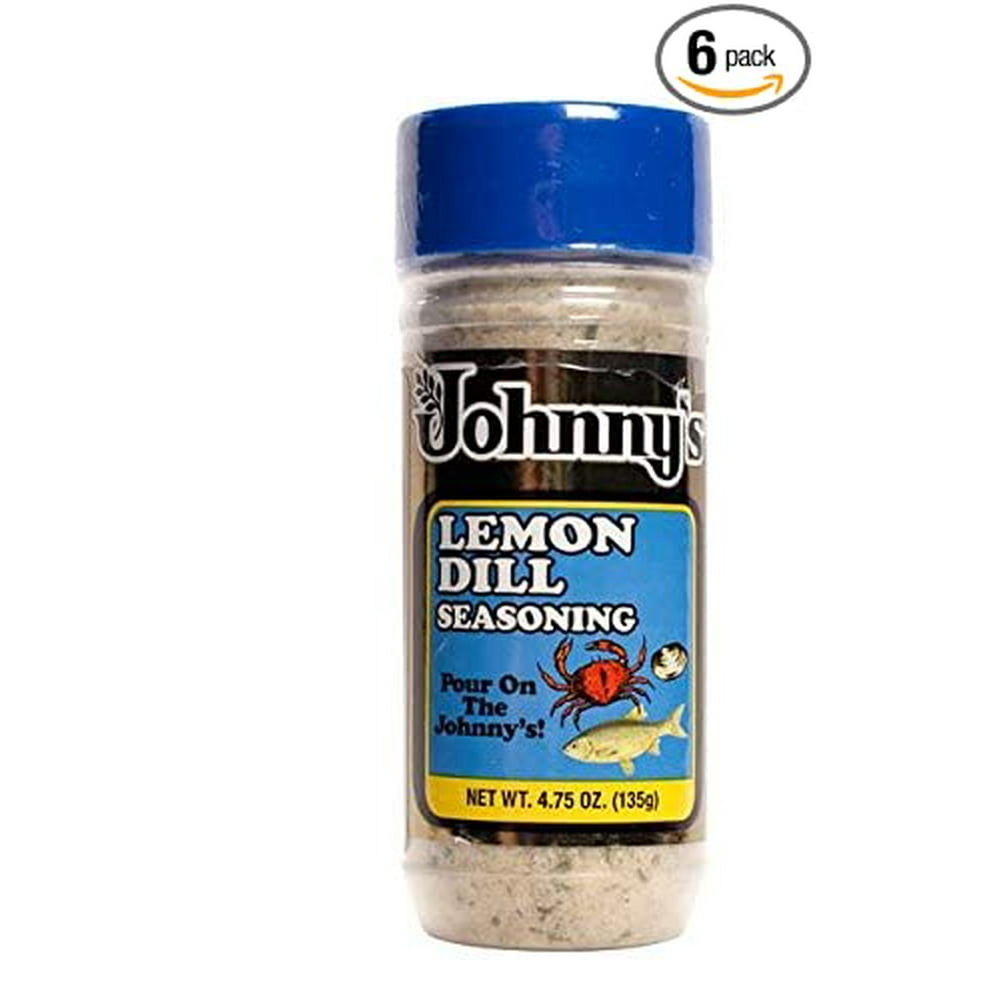 Johnnys Lemon Dill Seasoning 4.75oz (FORMERLY SEAFOOD SEASONING)(Pack