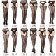 thumbnail image 4 of Calcetines de malla con tirantes de jacquard europeos y americanos, pantimedias sexys, medias de verano, calcetines de malla antidesgaste, tentación, 4 of 6