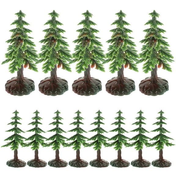 Worgeous  20 PCS Christmas Tree Table Decorations Mini Model Toy