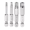 thumbnail image 1 of Unique Bargains H3-H8 Magnetic Security Pentagon Screwdriver Bit Set 1/4' Hex Shank 2' Length Screw Driver, 1 of 7