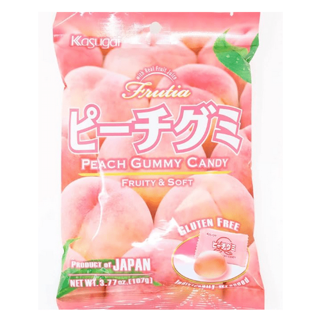 KASUGAI Peach Gummy Candy