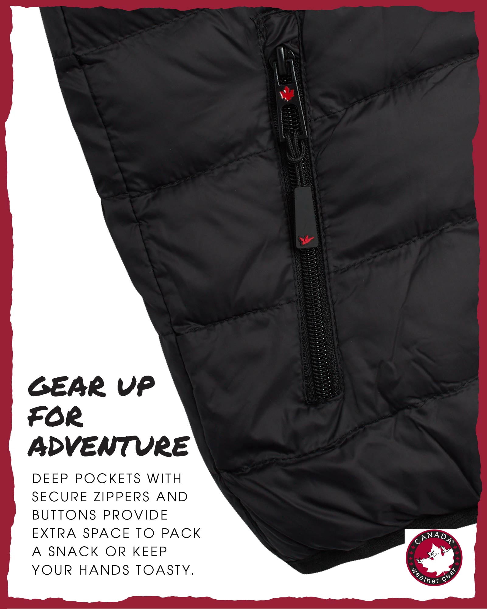 CANADA WEATHER GEAR Boys' Puffer Jacket - Lightweight Nylon Packable Winter Coat for Boys (8-20)