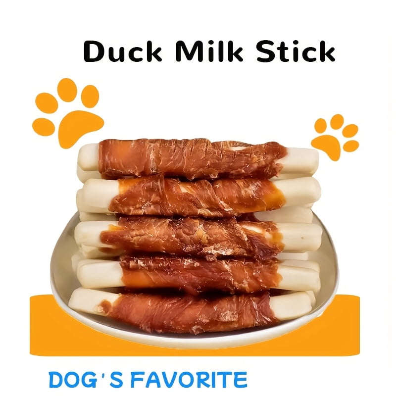 Tender Touch All-Natural Duck Dog Treats Variety Pack - Duck Sweet Potato Fries (200g), Duck Milk Sticks (200g), & Duck Jerky Strips (200g) - High Protein & Low Sensitivity, 21.2 oz (600g Total)