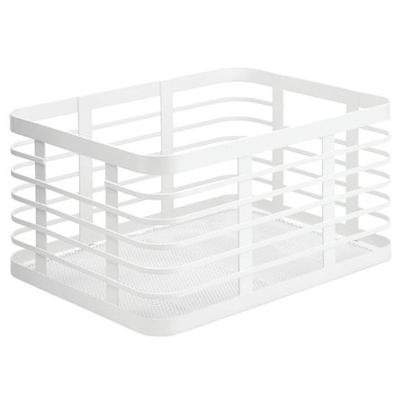 mDesign Steel Organizer Matte White (25931)