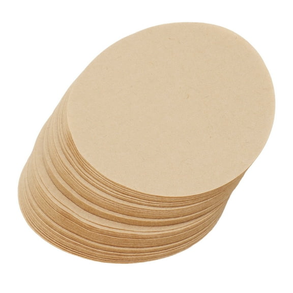 100 pack Unbleached Coffee Filters, 64mm Size Natural Paper for 1-2 Cup Brewing