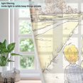 thumbnail image 4 of Monster and Children Breathable Sheer Curtains 63x52in Soft Light Filtering, UV Protection and Thermal Insulation, 4 of 7