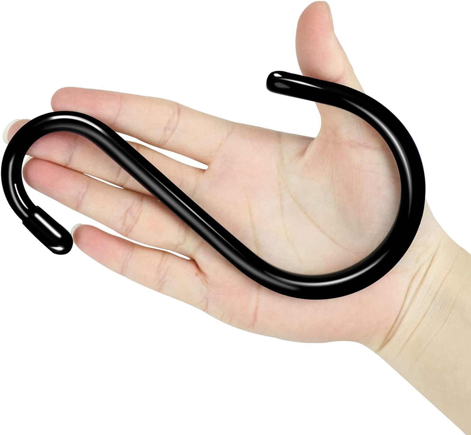 12 Pack S Hooks Heavy Duty Vinyl Coated Large S Hooks 6 inch Non Slip