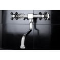 thumbnail image 2 of Kingston Brass KS1211PKX Duchess Wall Mount Bathroom Faucet, Polished Chrome, 2 of 4