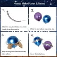 thumbnail image 6 of Galaxy Birthday Party Decorations for Kids Galaxy Happy Birthday Banner Outer Space Metallic Foil Balloons Planet Star Cake Toppers for Solar System Themed Birthday Party, 6 of 7