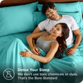 thumbnail image 4 of Bare Home Pillowcase Set - Premium 1800 Collection - Double Brushed - Ultra Soft - Standard Size, Turquoise, 4 Count, 4 of 7