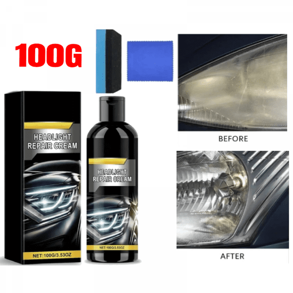Headlight Repair Cream,New Doeyvose Car Headlight Refurbish Agent