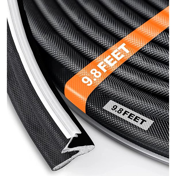 VShaped Q Foam Kerf Weather Stripping for Doors and Windows, Large Gap